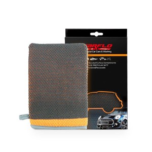 Massenverkauf Marflo Autohandschuhe Waschen Magic Clay Bar Mitt Tontuch Autopflege Reinigungstuch Mikrofaser Schwamm Pad Detaillierung