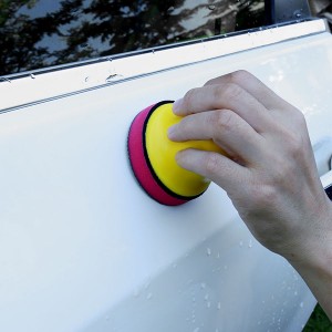 Marflo รถทำความสะอาดฟองน้ำสี Magic Clay Care สีทำความสะอาดบาร์บล็อกความเร็ว Clay Applicator สำหรับแว็กซ์ Auto Detailing TOOL