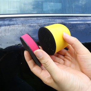 Car Hand Buffing Polishing Pad Kit With Handle