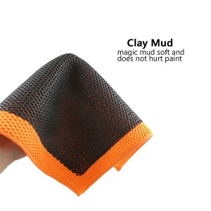 Wyprzedaż hurtowa Marflo Point Clay Ręcznik z mikrofibry do mycia samochodu z magiczną glinianą kostką wykonaną przez Brilliatech BT-6009P