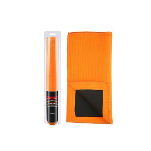 MARFLO – barre à serviettes en argile magique pour lavage de voiture, chiffon en microfibre Orange sans bords, barre de détail d'entretien automobile, peinture propre par Brilliatech