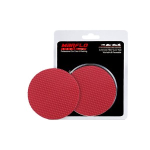 80 mm MARFLO Magic Clay Pad Bar Polierschwamm Pad Autopflege Autowaschreinigung mit Einzelhandelsverpackung