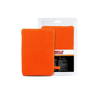 Marflo – outils d'entretien de voiture, gant d'argile magique, mitaine Orange en microfibre, nettoyeur de détails automobiles, laveuse avec emballage de vente au détail