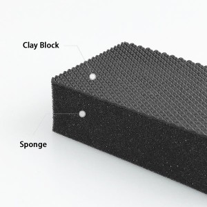 Marflo Autolackreiniger Magic Clay Pad Schwamm Geschwindigkeitsblock vor dem Wachsen und Beschichten von Autozubehör-Werkzeugen
