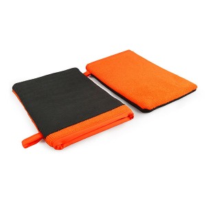 Marflo Chăm Sóc Xe Dụng Cụ Bảo Trì Đất Sét Ma Thuật Găng Tay Cam Mitt Microfiber Tự Động Chi Tiết Bụi Máy Giặt Có Bao Bì Bán Lẻ