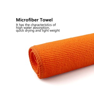 Car Wash Magic Clay Bar Towel Cloth Microfiber Orange King Grade