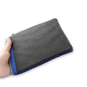 Microfiber Sponge Car Wash Magic Clay Bar Mitt Gloves Cloth