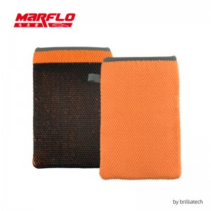 6016P Point Grade Car Clay Gloves Microfiber Clay Bar for Car Detailing