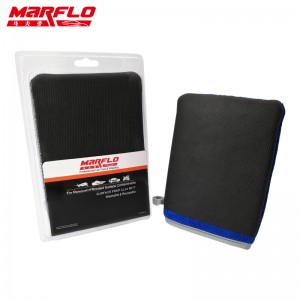 Clay Mitt สำหรับรายละเอียดรถยนต์ถุงมือดินเหนียวไมโครไฟเบอร์ Car Detailing Glove ขจัดเศษซากออกจากสีของคุณได้อย่างรวดเร็ว