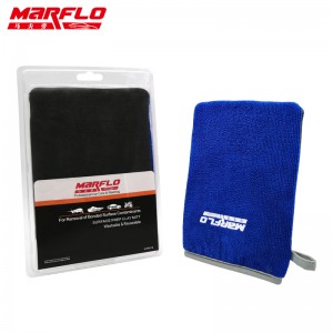 Clay Mitt สำหรับรายละเอียดรถยนต์ถุงมือดินเหนียวไมโครไฟเบอร์ Car Detailing Glove ขจัดเศษซากออกจากสีของคุณได้อย่างรวดเร็ว