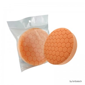 Tampon éponge hexagonal, polisseuse cellulaire pour voiture, outil de cire de lavage, tampon de polissage