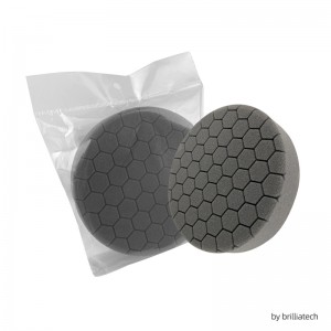 Almofada de esponja hexagonal, polidor de carro celular, ferramenta de cera de lavagem, almofada de polimento
