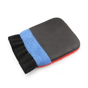 Car Wash Mitts Soft Microfiber Cloth Elastic Cuff