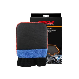 Car Wash Mitts Soft Microfiber Cloth Elastic Cuff