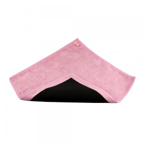 Toalla de arcilla rosada con detalles automáticos para accesorios de tela para el cuidado del lavado de coches