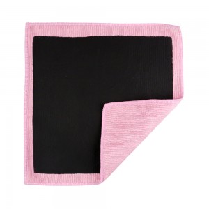 Toalla de arcilla rosada con detalles automáticos para accesorios de tela para el cuidado del lavado de coches