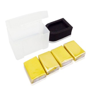 Auto Magic Clay Bar 4pcs With Sponge Applicator Kit Detailing Clean Washer