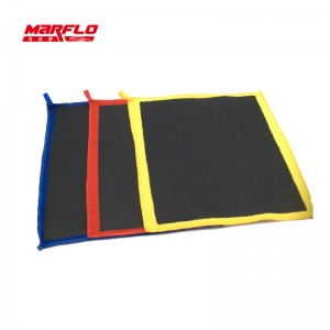 1 paire de serviettes en barre d'argile magique, chiffon de nettoyage de détail, serviette de lavage de chiffon de voiture