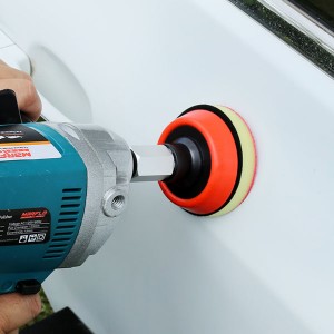 Marflo m14 eixo de extensão do polidor rotativo para cuidados com o carro acessórios de polimento ferramentas auto detalhamento placa de apoio almofada barra haste