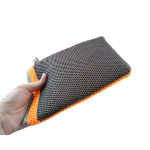 Perforated  Magic Clay Bar Mitt Auto Care Cleaning Microfiber Gloves