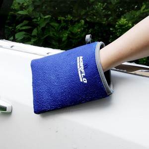 Microfiber Sponge Car Wash Magic Clay Bar Mitt Gloves Cloth