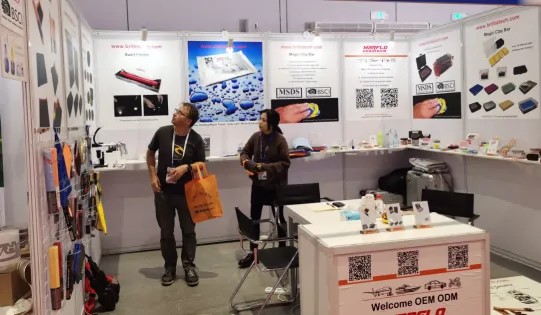 Our booth for magic clay mitt towels was brand-new on Automechanika ShangHai.