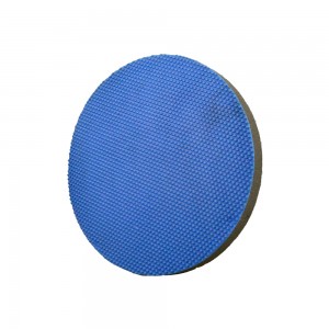 Almofada de esponja de argila azul para lavagem de carro, polimento e cera para cuidados com a pintura do carro, almofada de disco de lama de limpeza