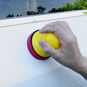 Marflo gąbka do czyszczenia samochodu farba magiczna glinka pielęgnacja środek do czyszczenia lakieru Bar Block Speed ​​Clay aplikator do woskowania Auto Detailing Tool