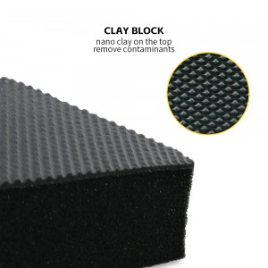 Esponja de barra de arcilla para lavado de coches, almohadilla de bloque de arcilla para limpieza de superficies de automóviles