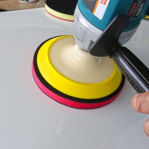 150 mm Gummi-Tonpad, wiederverwendbares Dekontaminations-Autowaschpad, PolyShave-Scheibe