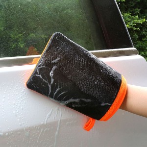 Marflo Car Care Maintenance Tools Magic Clay Glove Orange Mitt Microfiber Auto Detailing Cleaner Washer na May Retail Packaging