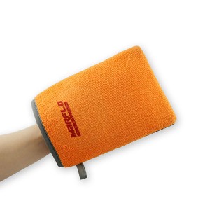 Orange Car Gloves Wash Magic Clay Bar Mitt Clay Cloth Decontamination