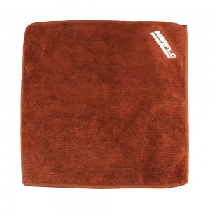 Nano Microfiber Brown Cloth for Car Wash Strong Water Absorption